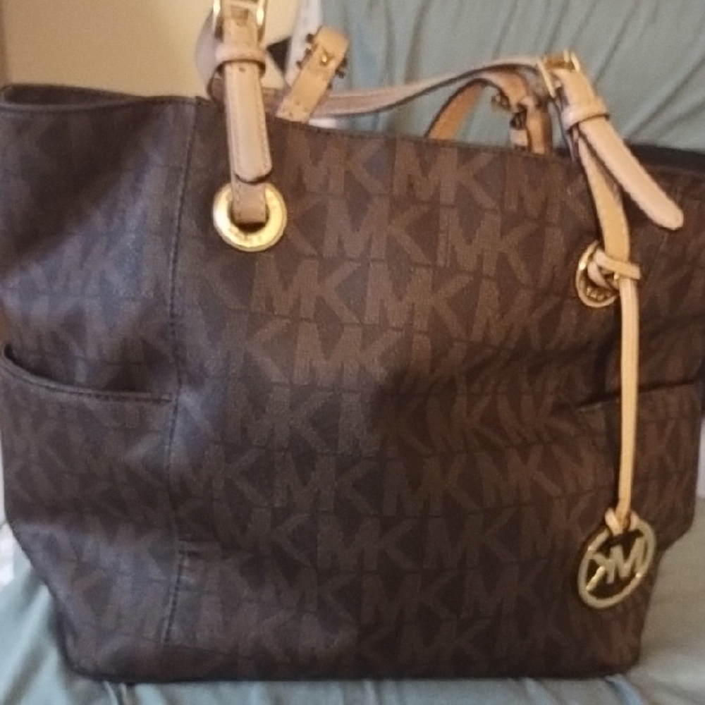 Michael Kors Dark Brown Signature Tote